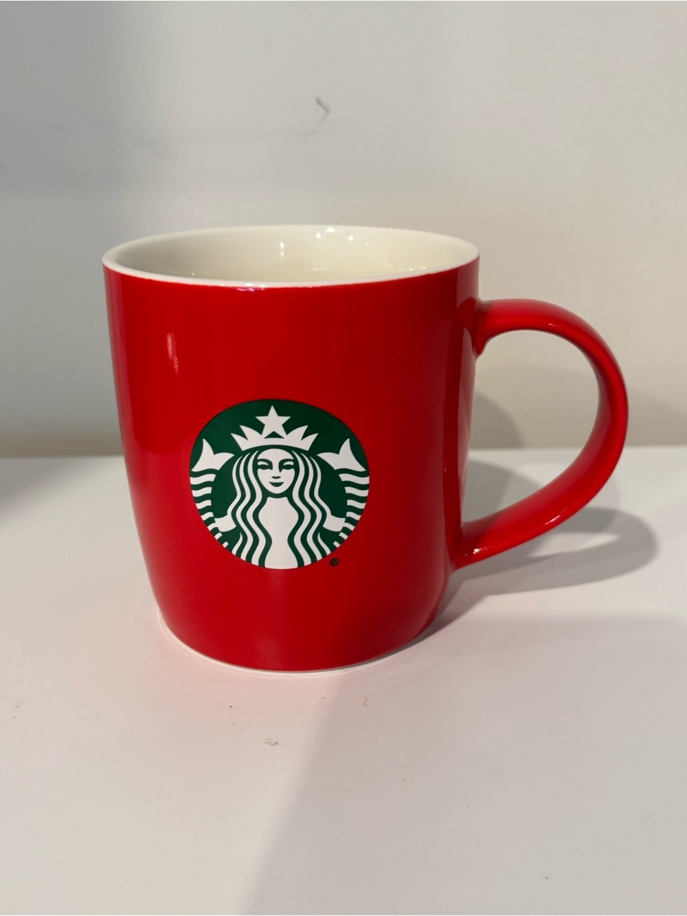 Starbucks Red Ceramic Logo Mug